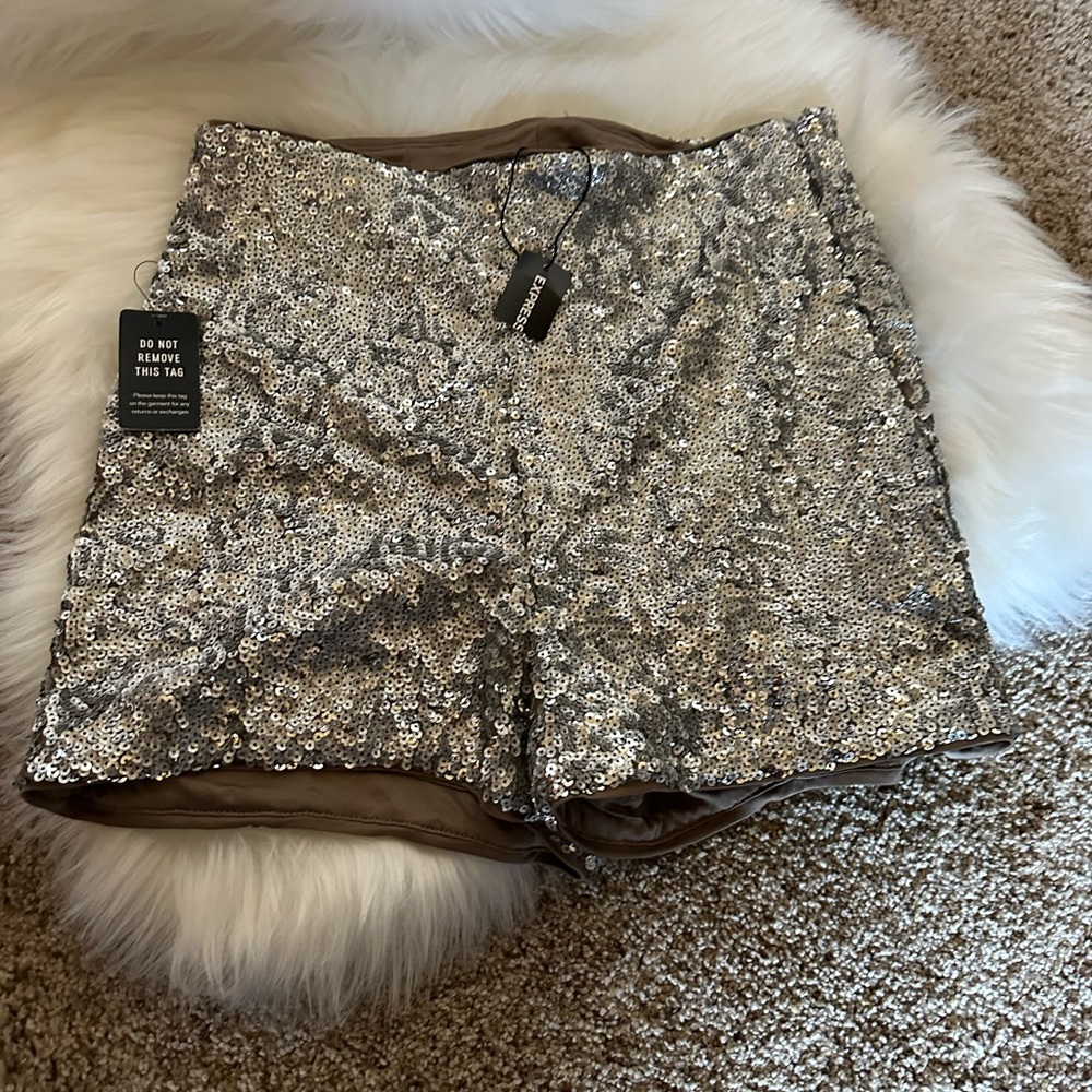 NWT SEQUIN EXPRESS SHORTS